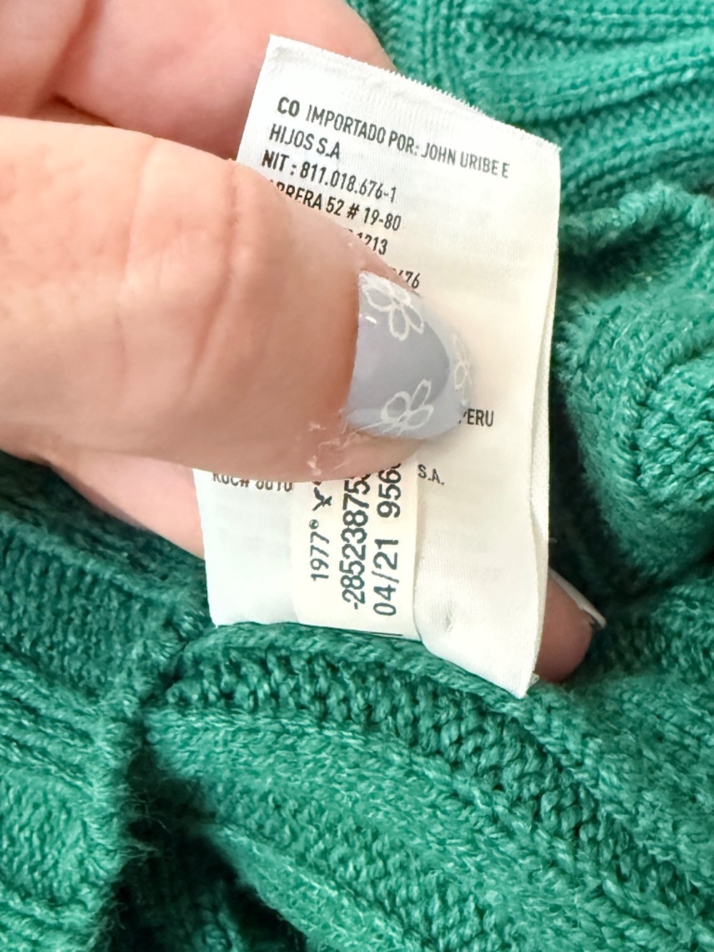 American Eagle Outfitters Green Crop Cardigan size M - Picture 4 of 7